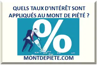 TAUX D’INTÉRÊT PRÊT SUR GAGE 2026-2027